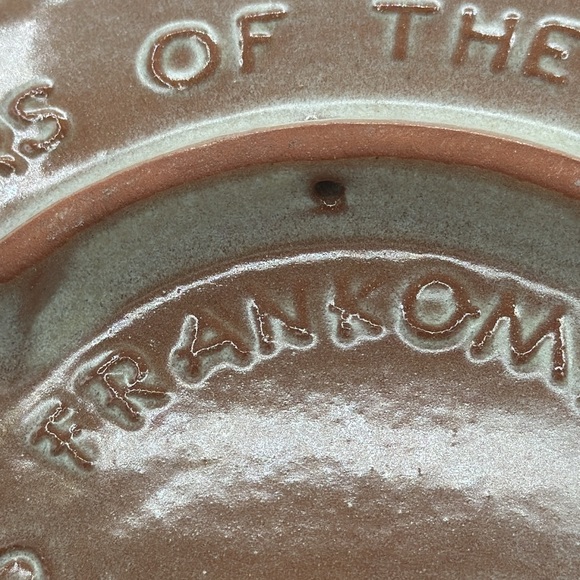 Vintage 1979 Frankoma “Teenagers of the Bible” Daniel the Courageous Plate - Picture 3 of 3